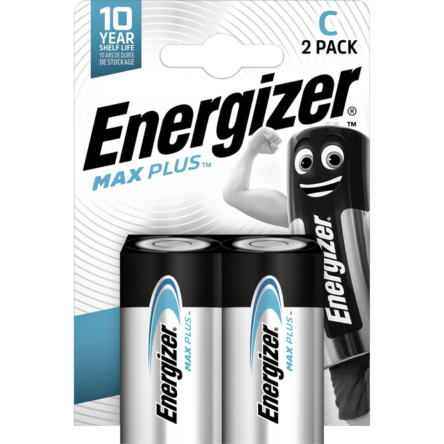 Batterij Energizer Max Plus 2xC alkaline Batterij Energizer Max Plus 2xC alkaline