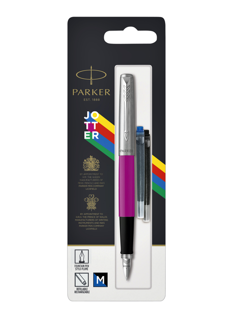 Vulpen Parker Jotter Original CT M magenta blister à 1 stuk Vulpen Parker Jotter Original CT M magenta blister à 1 stuk