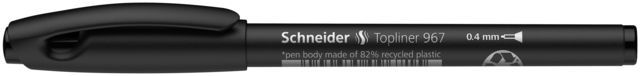 Fineliner Schneider 967 0.4mm zwart