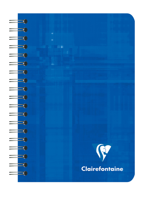 Notitieboek Clairefontaine 95x140mm spiraal lijn assorti Notitieboek Clairefontaine 95x140mm spiraal lijn assorti