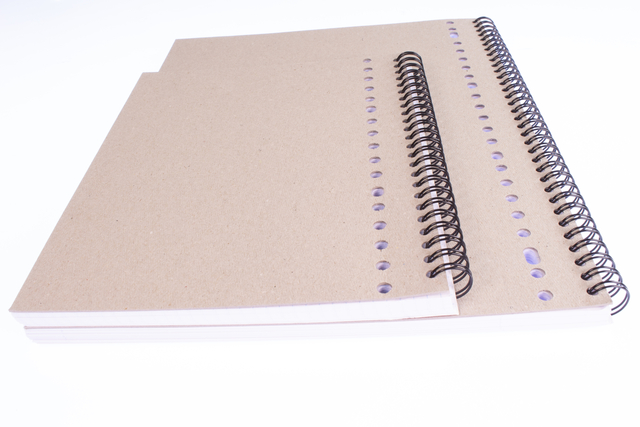notebook, spiral notebook, karton, bundel