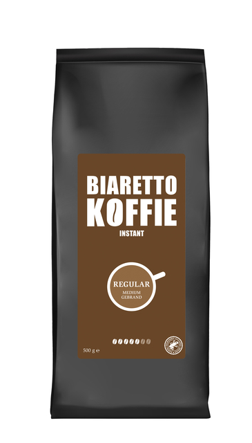 Koffie Biaretto instant regular 500 gram Koffie Biaretto instant regular 500 gram