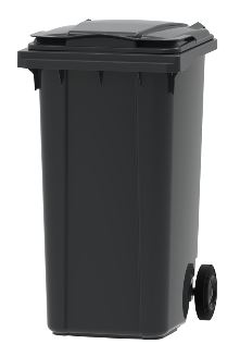 Afvalcontainer Kunststof 240ltr Grijs