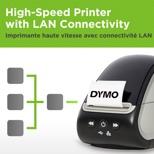 Labelprinter Dymo LabelWriter 550 Turbo desktop zwart Labelprinter Dymo LabelWriter 550 Turbo desktop zwart