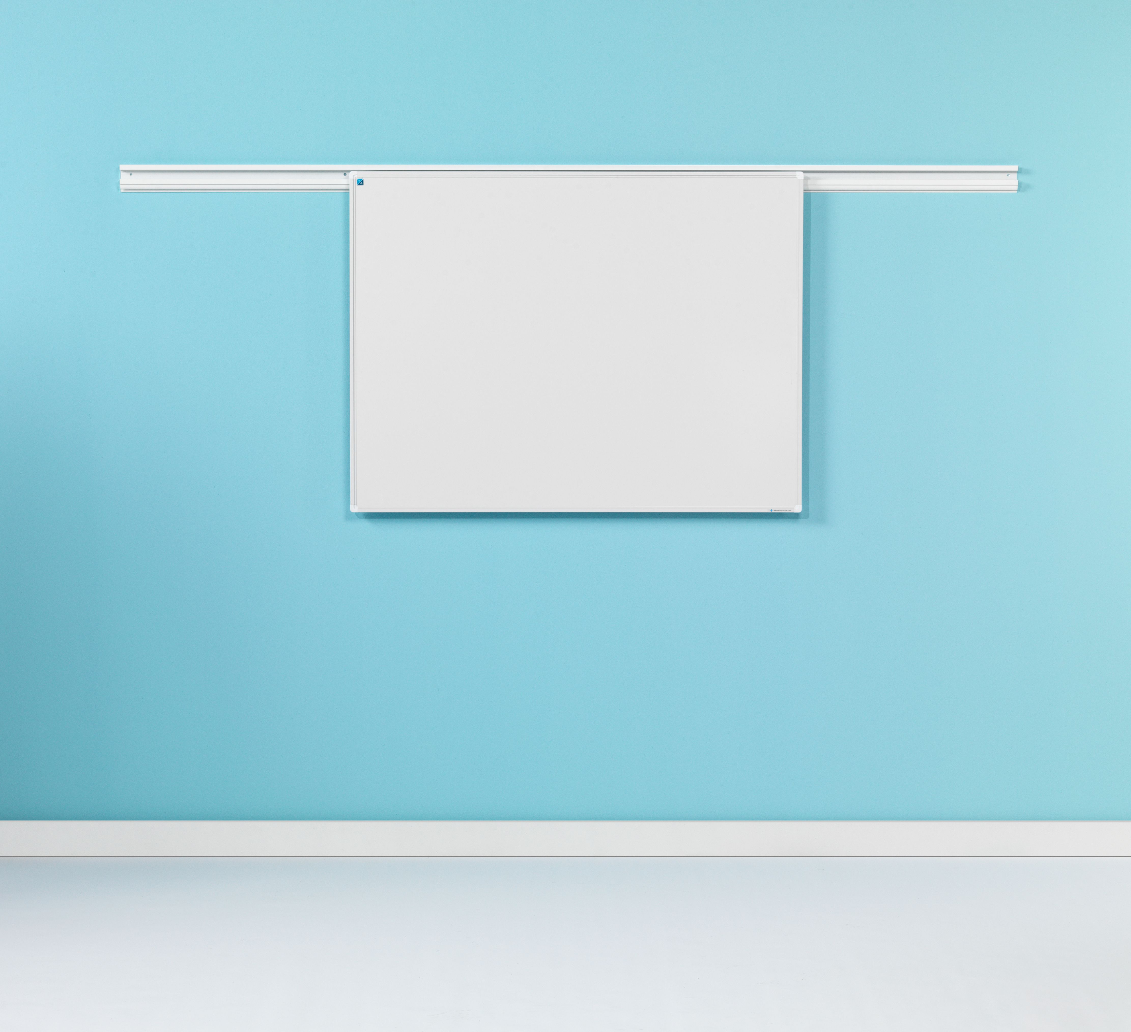 PartnerLine Rail whitebord, wit emaille - 90x180 cm PartnerLine Rail whitebord, wit emaille - 90x180 cm