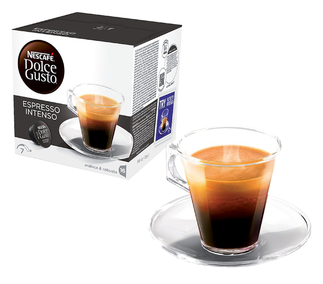 Koffiecups Dolce Gusto espresso intenso 16 stuks