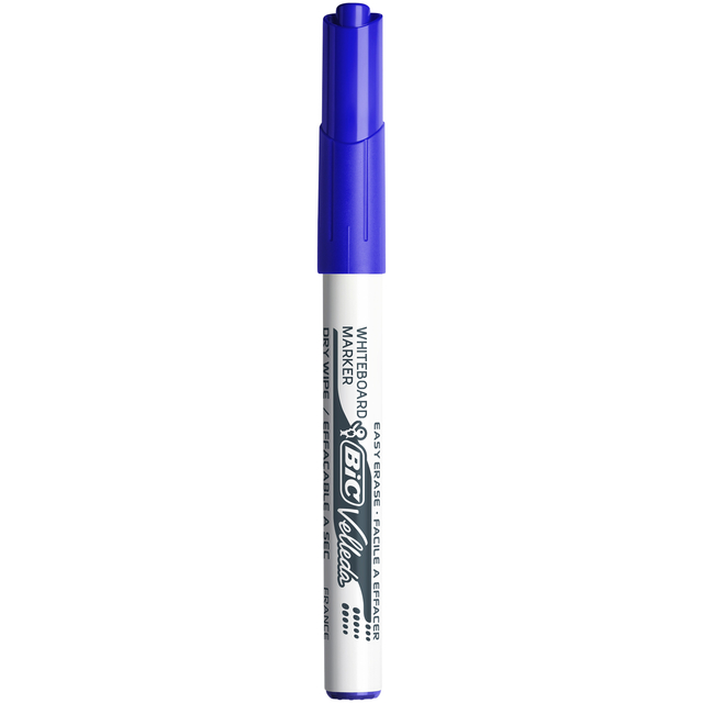 Whiteboardmarker Bic Velleda 1744 rond medium assorti kartonnen etui à 4 stuks
