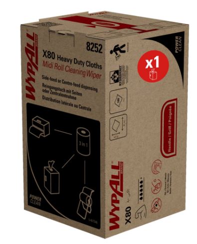 Kimberly Clark WypAll X80 PowerClean doos x 180 doeken