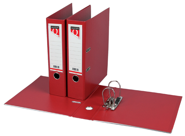 Ordner Quantore A4 80mm PP donkerrood Ordner Quantore A4 80mm PP donkerrood
