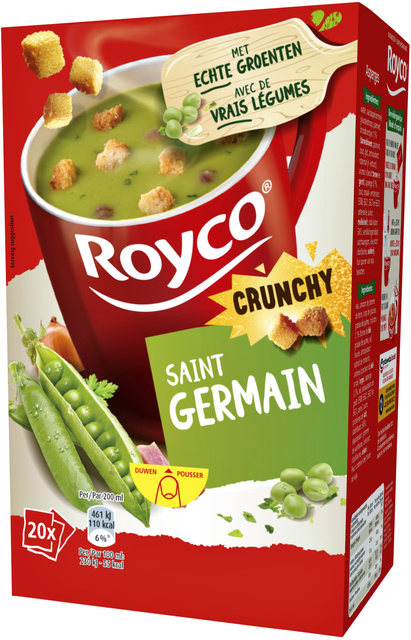 Soep Royco saint germain met croutons 20 zakjes Soep Royco saint germain met croutons 20 zakjes