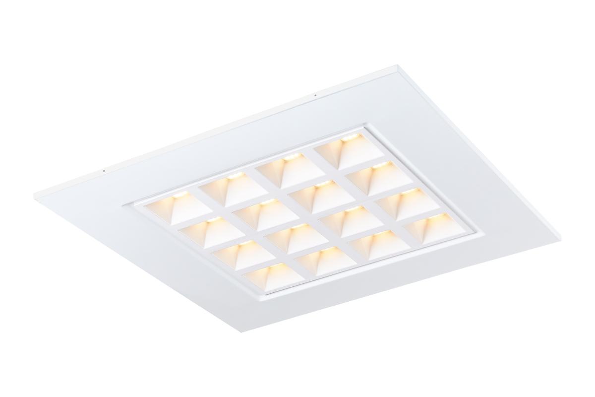 inbouwlamp, frame, LED, lijstpaneel, vierkant