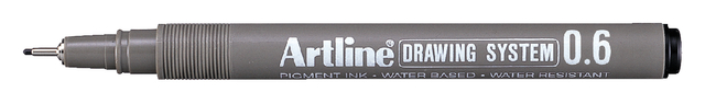 Fineliner Artline technisch 0.6mm zwart Fineliner Artline technisch 0.6mm zwart