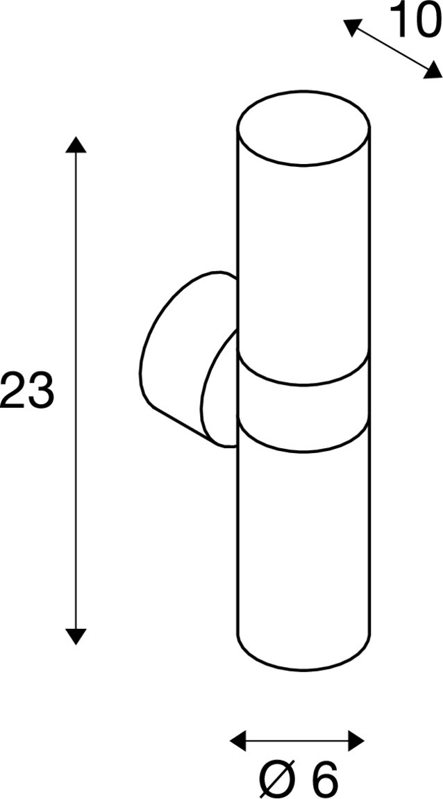 ASTINA antraciet 2xGU10