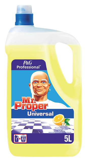 Allesreiniger Mr Proper lemon 5 liter Allesreiniger Mr Proper lemon 5 liter
