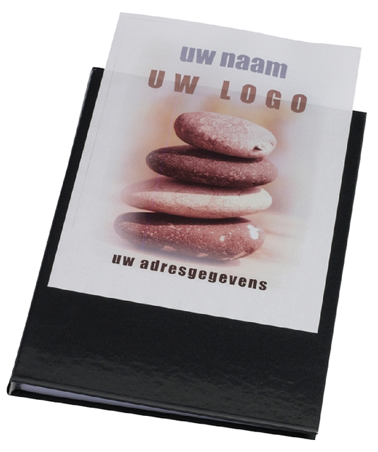 Showmap Rillstab A4 40-tassen + transparante voortas Showmap Rillstab A4 40-tassen + transparante voortas