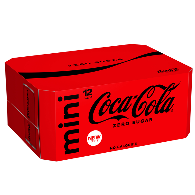 Frisdrank Coca Cola zero blik 150ml Frisdrank Coca Cola zero blik 150ml