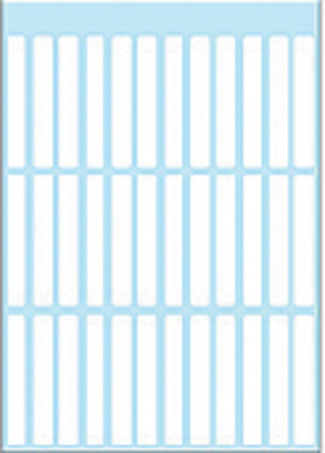 Etiket HERMA 3735 5x35mm wit 252 stuks