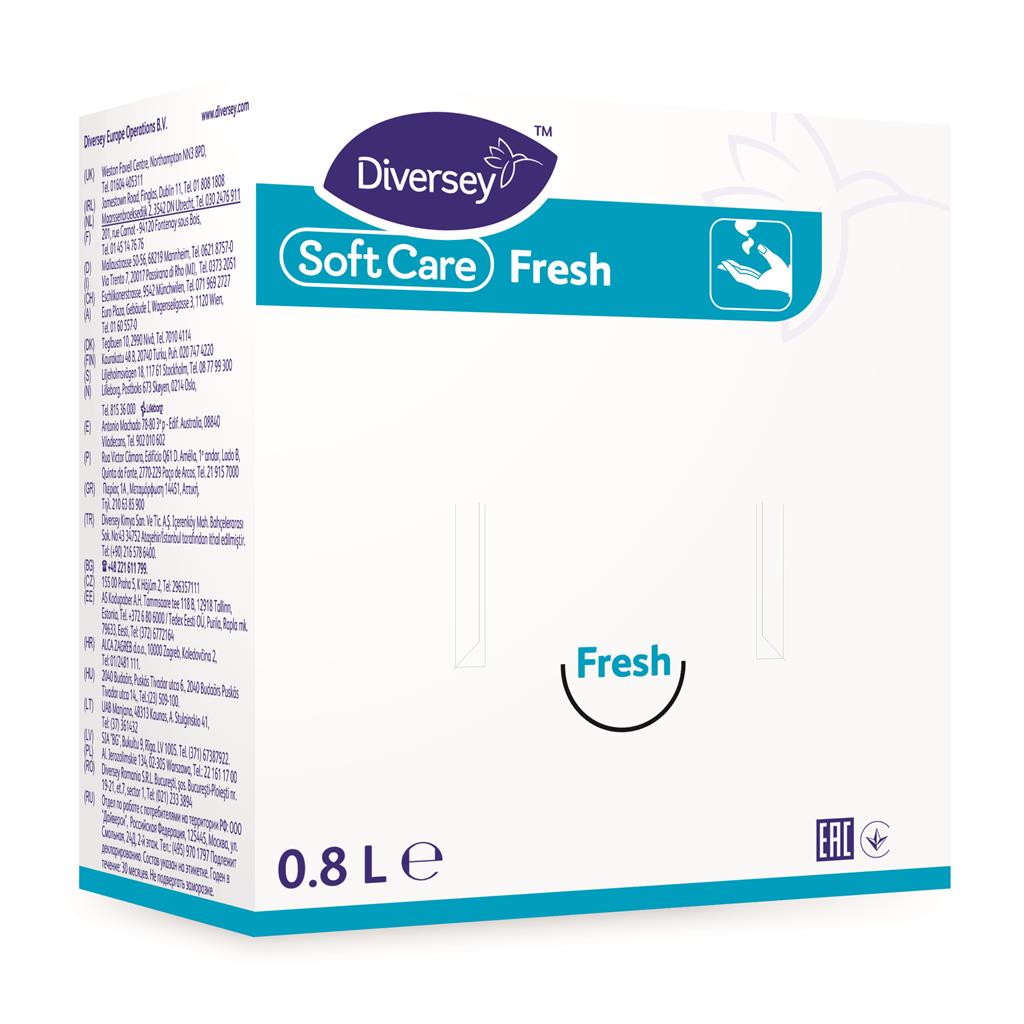 Diversey Soft Care Fresh Handzeep H1 doos 6x800ml