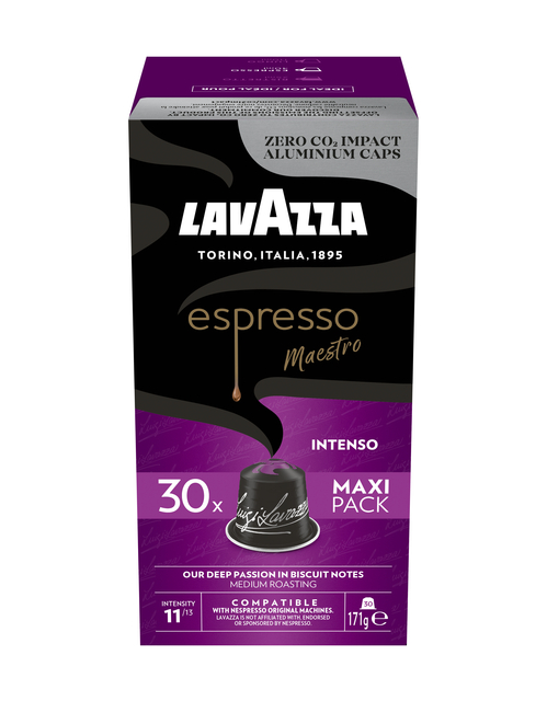 Koffiecups Lavazza espresso Intenso 30 stuks Koffiecups Lavazza espresso Intenso 30 stuks