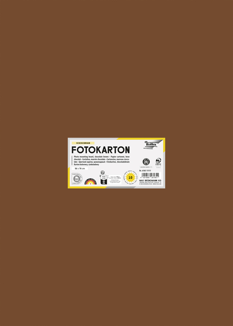 Fotokarton Folia 300gr 50x70cm 85 chocoladebruin