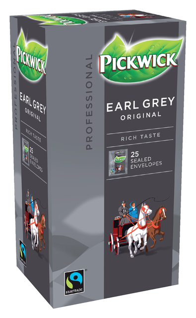Thee Pickwick Fair Trade earl grey 25x2gr Thee Pickwick Fair Trade earl grey 25x2gr