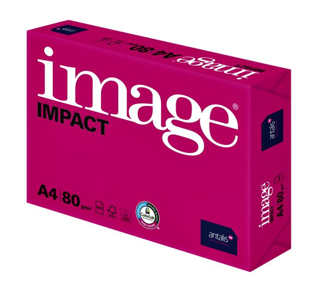 Kopieerpapier Image Impact A4 80gr wit 500 vel Kopieerpapier Image Impact A4 80gr wit 500 vel