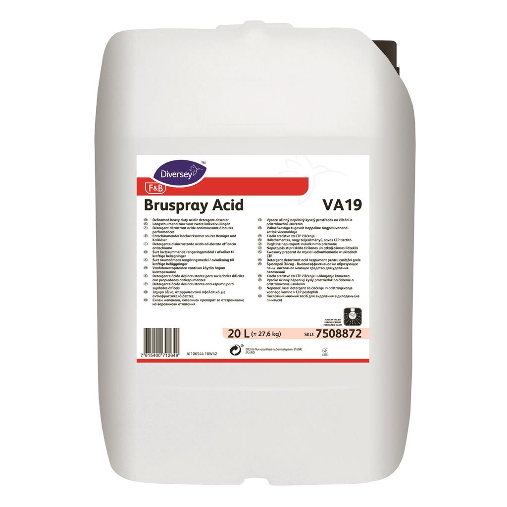 Diversey Bruspray Acid VA19 W1605 can 20 ltr