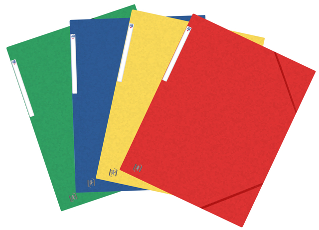 Elastomap Oxford Top File+ A3 3 kleppen 390gr assorti Elastomap Oxford Top File+ A3 3 kleppen 390gr assorti
