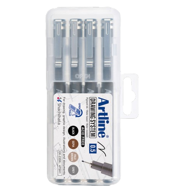 Fineliner Artline technisch 0.5mm assorti Fineliner Artline technisch 0.5mm assorti
