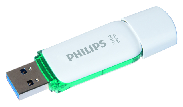 USB, flash drive, philipS, green cap, memory
