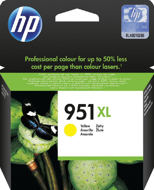 Inktcartridge HP CN048AE 951XL geel Inktcartridge HP CN048AE 951XL geel