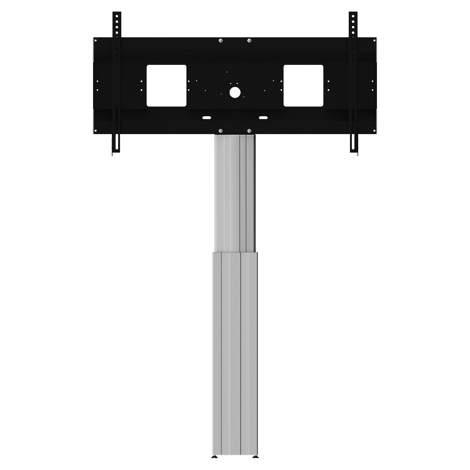Elektrisch in hoogte verstelbare XL monitor muurbeugel, 50 cm slag Elektrisch in hoogte verstelbare XL monitor muurbeugel, 50 cm slag