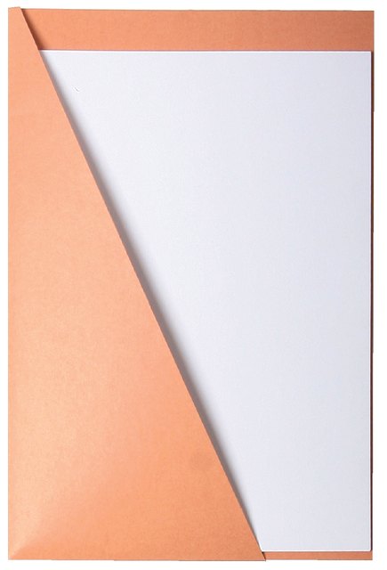 Insteekmap Quantore driehoek ICN1 219x330mm 225gr chamois Insteekmap Quantore driehoek ICN1 219x330mm 225gr chamois