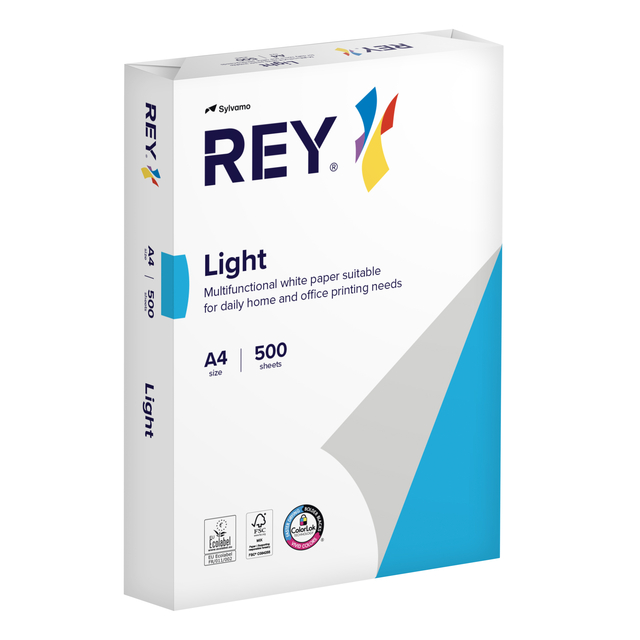 Kopieerpapier Rey Office Light A4 75gr wit 500 vel