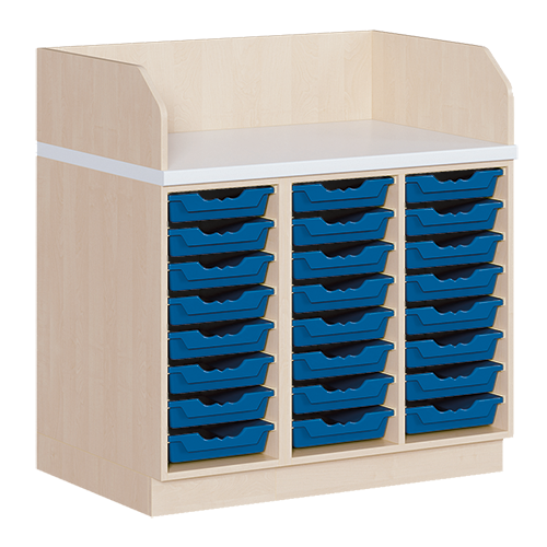 Commode, drie rijen