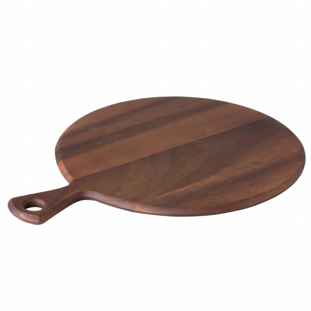 Acacia Plank Pizzaplateau Hout Rond 44cm per stuk