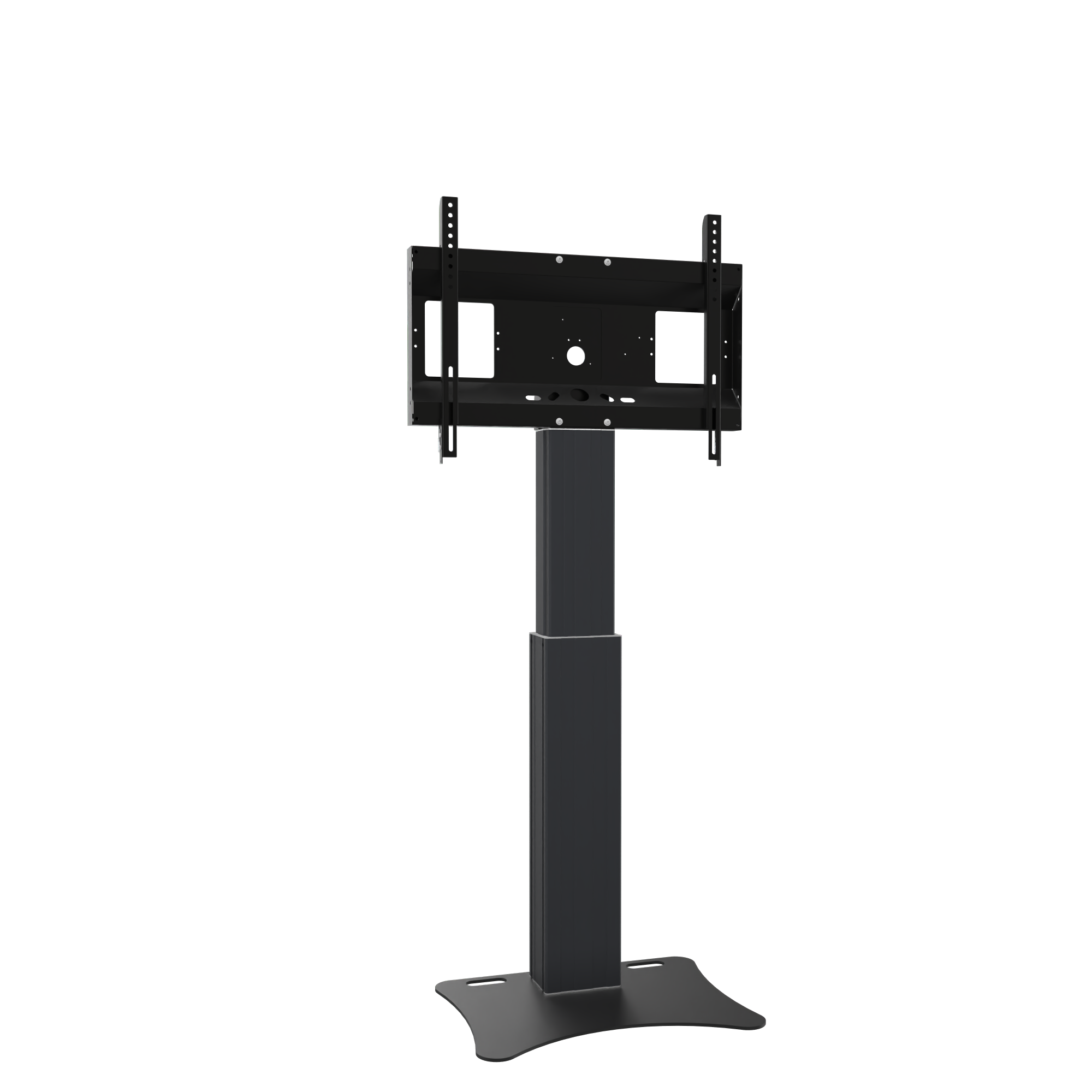 Elektrisch in hoogte verstelbare displaystandaard met 50 cm slag Elektrisch in hoogte verstelbare displaystandaard met 50 cm slag