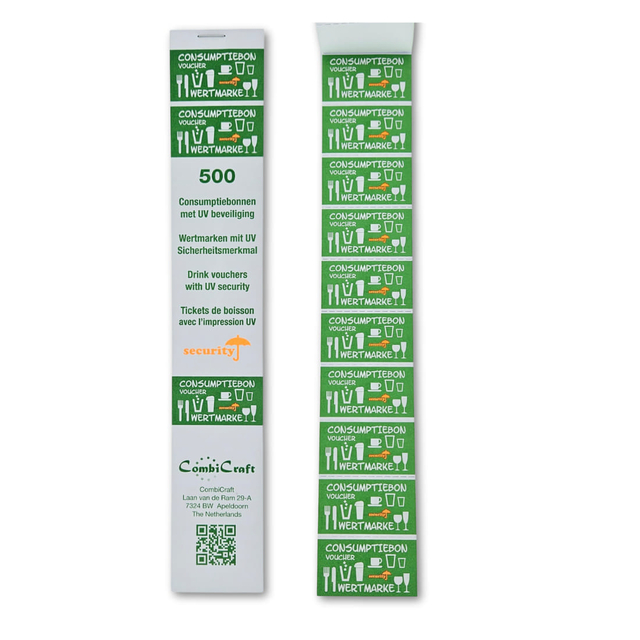 Consumptiebon Combicraft UV beveiliging 500 stuks groen