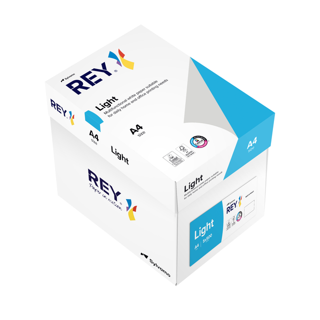 Kopieerpapier Rey Office Light A4 75gr wit 500 vel