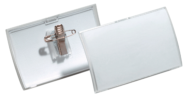 Badge Durable 8211 Click Fold met combiklem 40x75mm Badge Durable 8211 Click Fold met combiklem 40x75mm