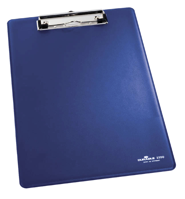 Klembord Durable 2350 A4 met kopklem blauw Klembord Durable 2350 A4 met kopklem blauw