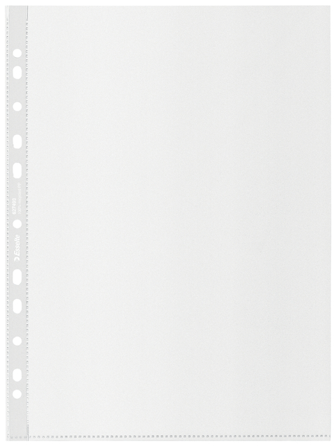 Showtas Esselte recycle PP A4 70µ 11-gaats transparant 100 stuks Showtas Esselte recycle PP A4 70µ 11-gaats transparant 100 stuks