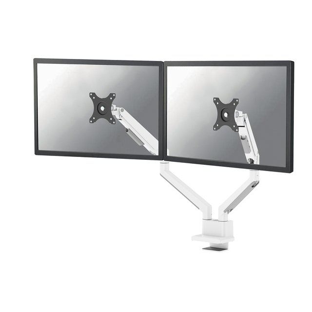 Monitorarm Neomounts NEXT Slim 2 schermen 32 inch wit Monitorarm Neomounts NEXT Slim 2 schermen 32 inch wit