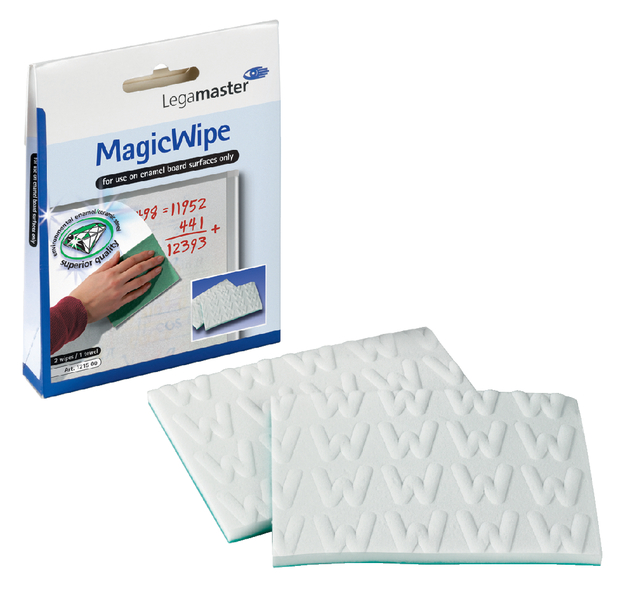 Whiteboardreiniger Legamaster 121500 magicwipe 3 stuks Whiteboardreiniger Legamaster 121500 magicwipe 3 stuks