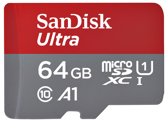Geheugenkaart Sandisk MicroSDXC Ultra 64GB (140mb/s C10 - SDA UHS-I) Geheugenkaart Sandisk MicroSDXC Ultra 64GB (140mb/s C10 - SDA UHS-I)