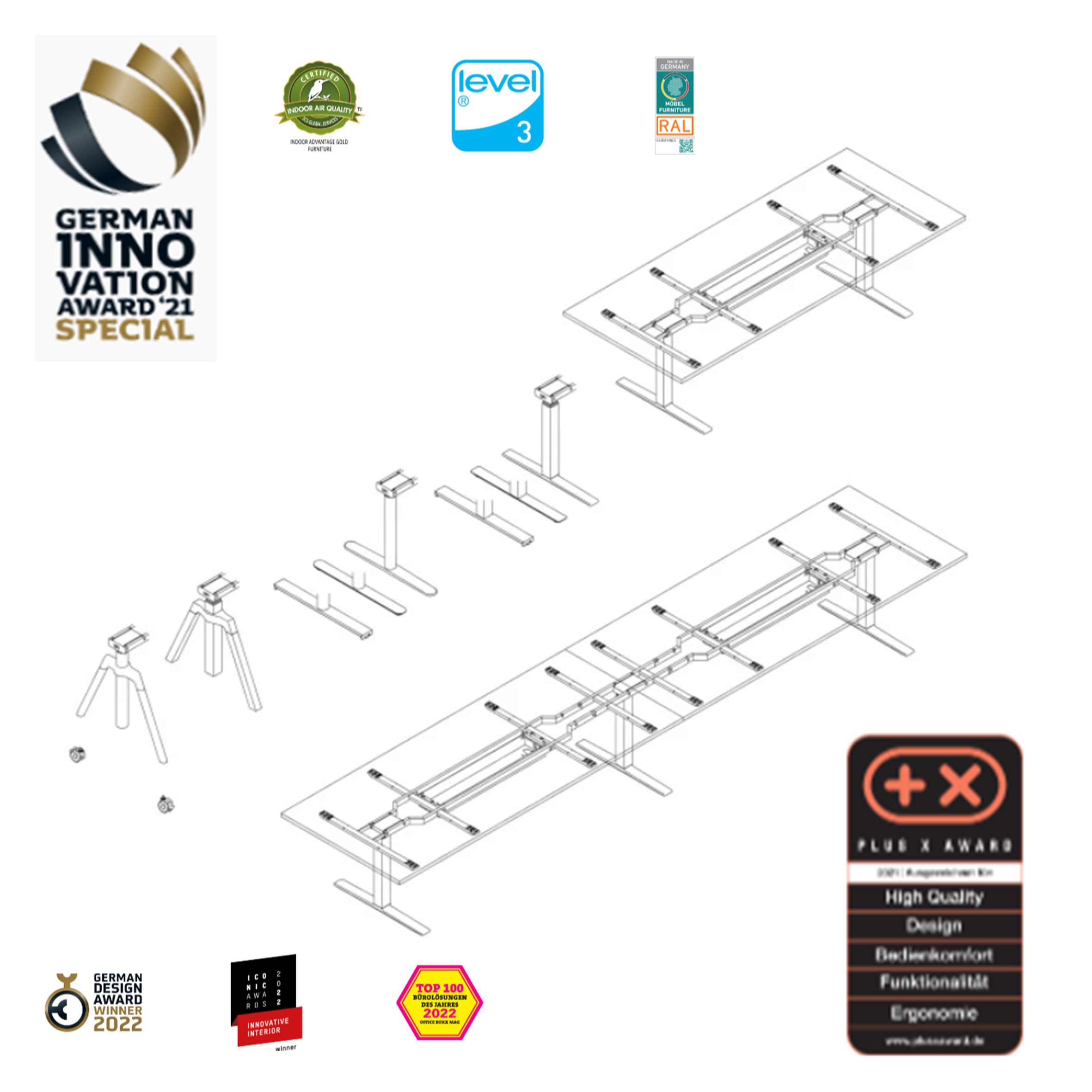 König & Neurath TALO.YOU Conferentietafel: duurzaam, flexibel & uniek ontwerp bij Kantoorartikelen.nl König & Neurath TALO.YOU Conferentietafel: duurzaam, flexibel & uniek ontwerp bij Kantoorartikelen.nl