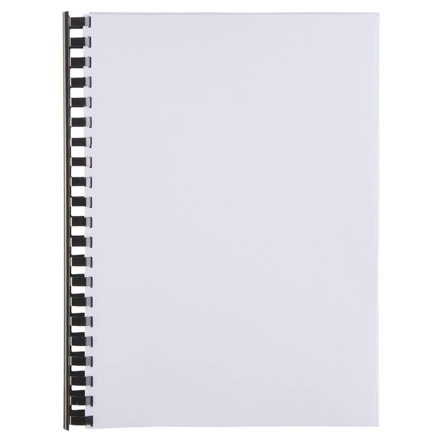 notitieblok, spiral, wit, blad, kantoorartikel