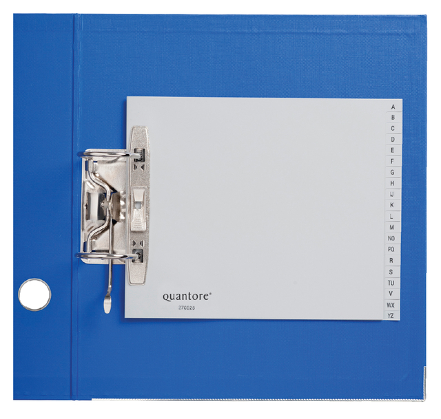 Ordner alfabet Quantore 2-gaats 18x23 PP grijs Ordner alfabet Quantore 2-gaats 18x23 PP grijs