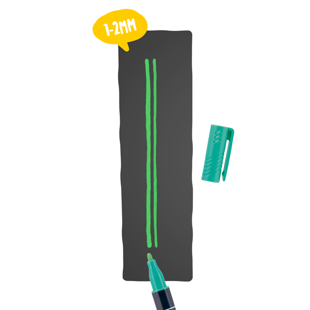 marker, groen, highlighter, gum, board