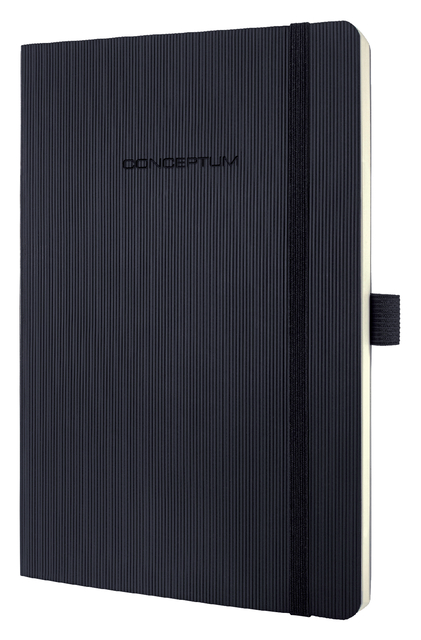 Notitieboek Sigel Conceptum Pure A5 194blz 80gr lijn softcover zwart Notitieboek Sigel Conceptum Pure A5 194blz 80gr lijn softcover zwart